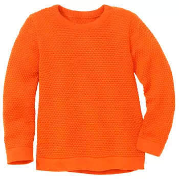 Шерстяной свитер Disana Kid's Wabenstrick Pullover, цвет Orange Waben