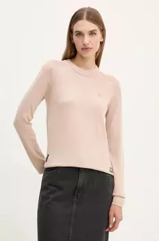 Шерстяной свитер G-Star Raw, бежевый