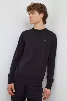 Шерстяной свитер G-Star Raw, черный