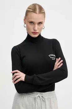 Шерстяной свитер Iceberg, черный
