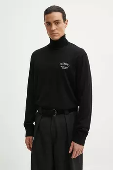 Шерстяной свитер Iceberg, черный