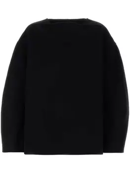 Шерстяной свитер Jil Sander, черный