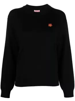 Шерстяной свитер Kenzo, черный