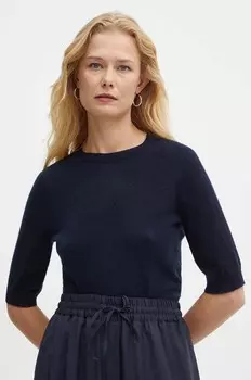 Шерстяной свитер Max Mara Leisure, темно-синий