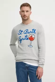 Шерстяной свитер Mc2 Saint Barth, серый