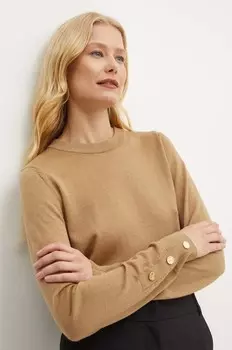Шерстяной свитер Michael Michael Kors, бежевый