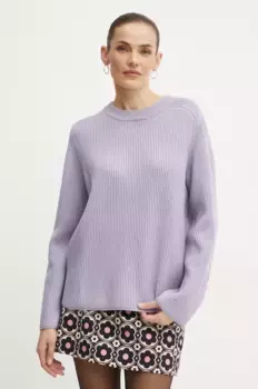 Шерстяной свитер MICHAEL Michael Kors, фиолетовый