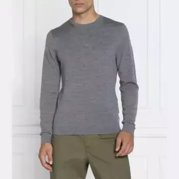Шерстяной свитер обычного кроя Calvin Klein, черный