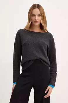 Шерстяной свитер Pinko, серый