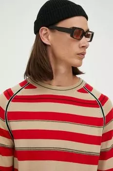 Шерстяной свитер PS Paul Smith, красный