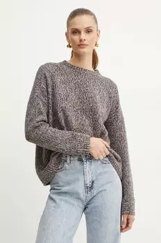 Шерстяной свитер Weekend Max Mara, серый