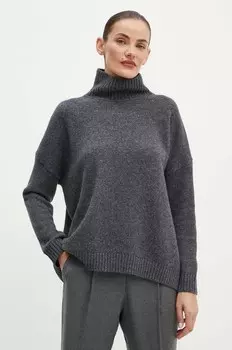 Шерстяной свитер Weekend Max Mara, серый