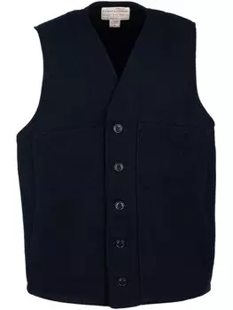 Шерстяной жилет Filson, синий