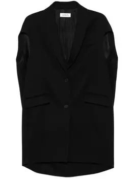 Шерстяной жилет Lanvin, черный