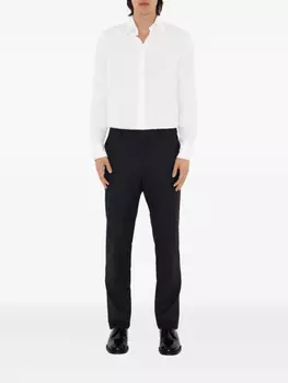 Шерстяные брюки Burberry, синий
