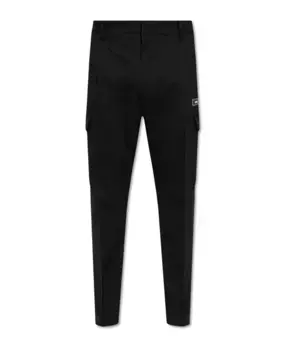 Шерстяные брюки Dsquared2, черный