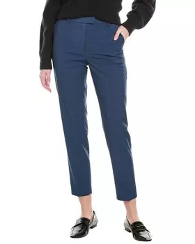 Шерстяные брюки Hugo Boss Tamata, синий