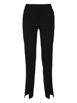 Шерстяные брюки Jil Sander, черный