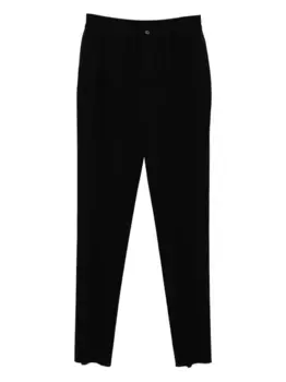 Шерстяные брюки Lanvin, черный