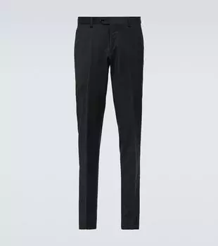 Шерстяные брюки Lardini, серый
