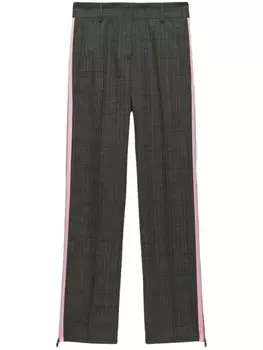 Шерстяные брюки MSGM, серый