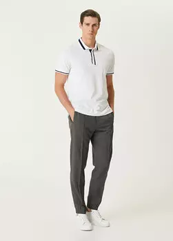 Шерстяные брюки Paul Smith, серый