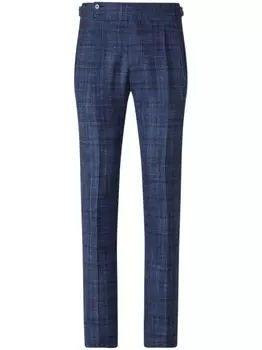 Шерстяные брюки Scabal, синий