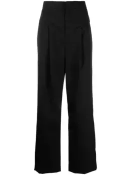 Шерстяные брюки Staya ISABEL MARANT, черный