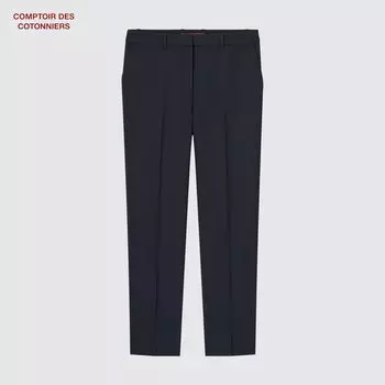 Шерстяные брюки UNIQLO, черный