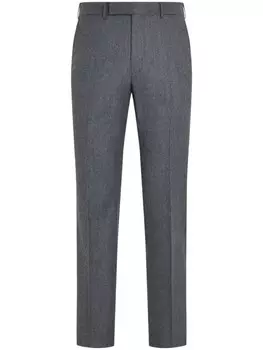 Шерстяные брюки Zegna, серый