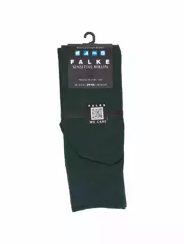 Шерстяные длинные носки Falke, зелёный