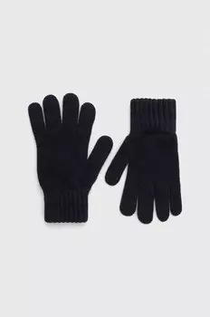 Шерстяные перчатки Barbour, темно-синий