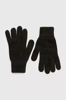 Шерстяные перчатки Barbour, зеленый