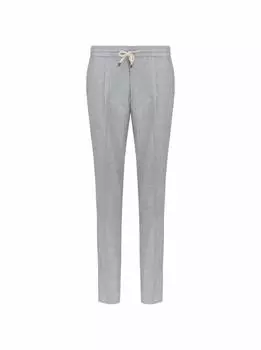 Шерстяные прямые брюки Brunello Cucinelli