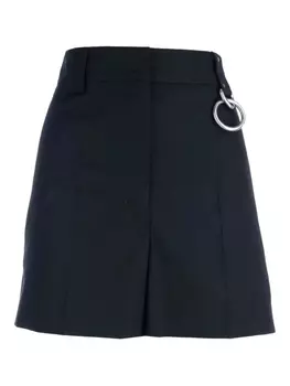 Шерстяные шорты Prada, черный