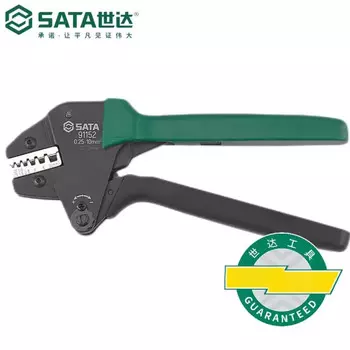 Shida 91152 Экономичные европейские клещи для обжима клемм 0,25-10 мм SATA