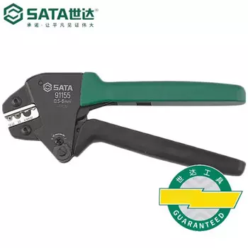 Shida 91155 Экономичные клещи для обжима оголенных клемм 0,5-6 мм SATA