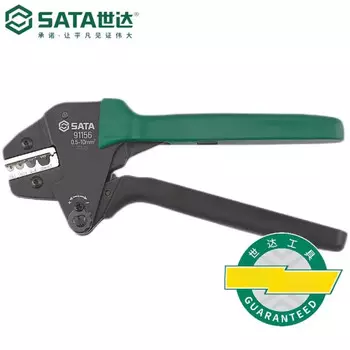 Shida 91156 Экономичные клещи для обжима оголенных клемм 0,5-10 мм SATA