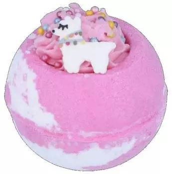 Шипучая бомбочка для ванны 160г Bomb Cosmetics, No Prob-Llama Bath Blaster