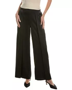 Широкие брюки Anne Klein, черный