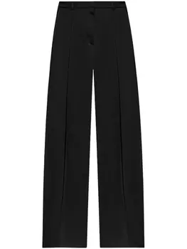 Широкие брюки Balmain, черный