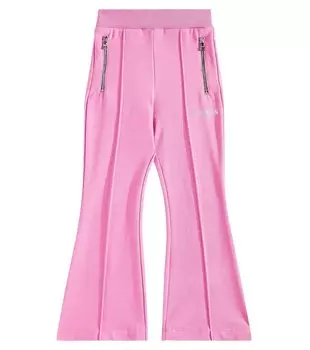 Широкие брюки из хлопка Balmain, розовый