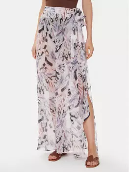 Широкие брюки из ткани Ted Baker, мультиколор
