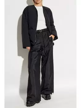 Широкие брюки Jil Sander, черный