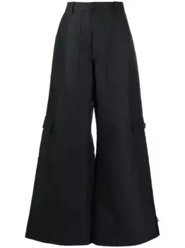 Широкие брюки карго MARC JACOBS, черный