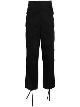 Широкие брюки карго MSGM, черный