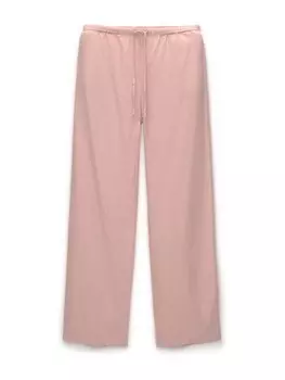 Широкие брюки Pull&Bear, цвет Pitaya