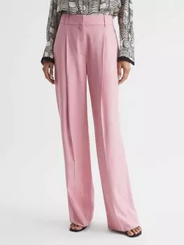 Широкие брюки Reiss Bonnie, розовые