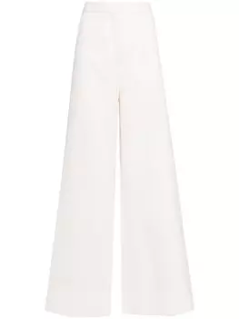 Широкие брюки с завышенной талией Stella McCartney, белый