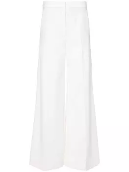 Широкие брюки с завышенной талией Stella McCartney, белый